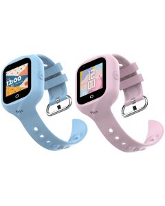 Kidswatch 4G Smartwatch för barn Blå + Rosa rem