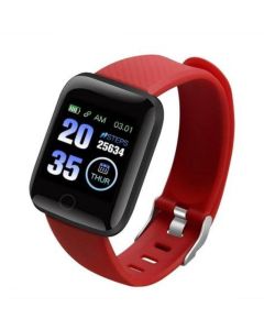 Smartwatch med Bluetooth - Röd
