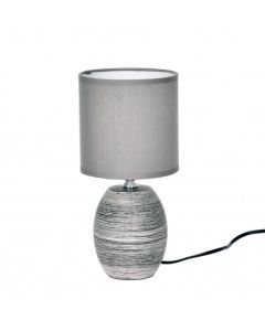Lampa Bordslampa Grå Keramik 27 cm