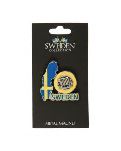 Magnet Karta Spin Skepp Sweden