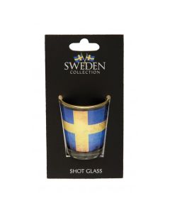 Shotglas Flagga Sverige