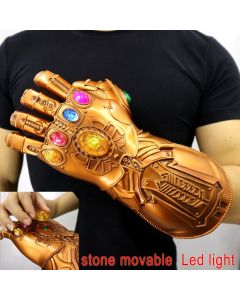 Thanos Infinity Gauntlet Gloves Stone Movable Led Light Glove Thanos Glove Hand Wear
