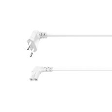 HAMA Euro Mains Lead Angled for One/Play1/SL/Play5 White 5.0m