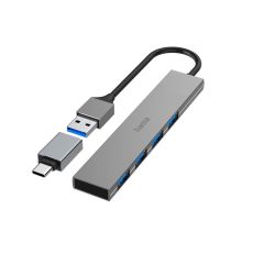 Hubb USB-A 3.2 4x-Portar 5 Gbit/s USB-C-Adapter