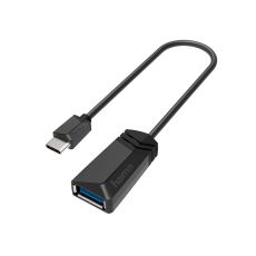 Adapter USB-OTG USB-C-USB 3.2 Gen 1 5Gbit/s Svart