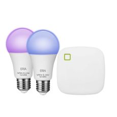 ADUROSMART Kit Lampa E27 RGB Dimbar Zigbee 2-pack