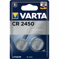CR2450 3V Lithium Knappcellsbatteri 2-pack
