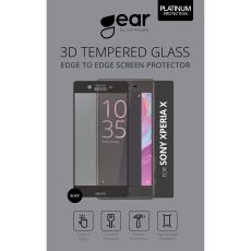 Härdat Glas 3D Full Cover Svart Xperia X