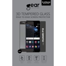 Härdat Glas 3D Full Cover Svart Huawei P10