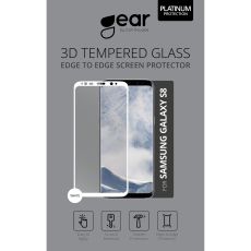 Härdat Glas 3D Full Cover Vit Samsung S8