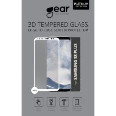 Härdat Glas 3D Full Cover Vit Samsung S8 Plus