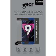 Härdat Glas 3D Full Cover Svart Huawei Honor 9