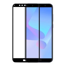 Härdat Glas 3D Full Cover Svart Huawei Y6 Prime 2018
