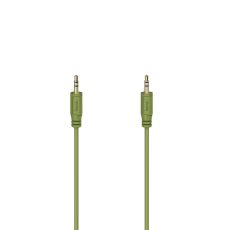 Ljudkabel Flexi-Slim 3,5mm-3,5mm Guld Grön 0,75m