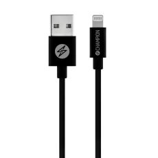 USB-A till Lightning Kabel 2m Svart