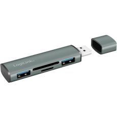 USB-hub (USB 3.2 Gen2) Minneskortsläsare/USB-A