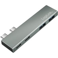 Dual USB 3.2 Gen2x2-hub 4-portar PD 100W