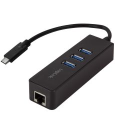 USB-C 3-Port Hub Gigabit RJ45
