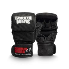 Gorilla Wear Ely MMA Sparring Gloves, black/white, L/XL