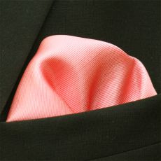 Bröstnäsduk rosa vävd