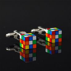 Manschettknappar Rubiks kub