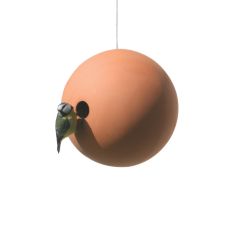 Fågelholk Birdball Terrakotta