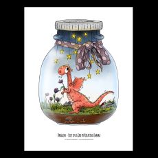 Affisch - Life in a jar, Dragon