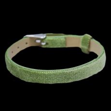 Grönt sammetsarmband för berlocker och bokstäver