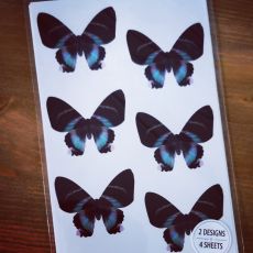 Klistermärken - Fjärilar