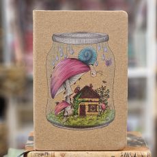 Skrivbok - Life in a jar - At home