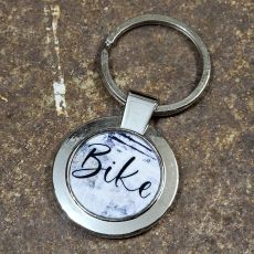 Nyckelring, rund - Bike