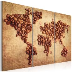 Tavla - Kaffe från hela världen - triptyk