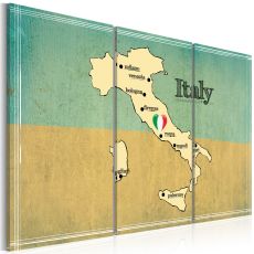 Tavla - Hjärtat av Italien - triptyk