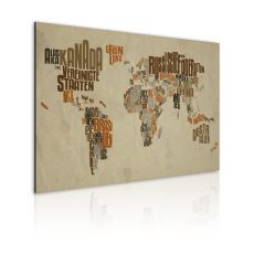 Tavla - Karta över världen (tyska)