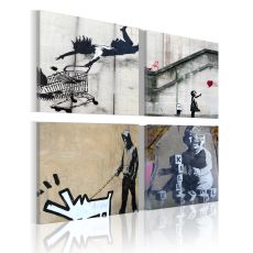 Tavla - Banksy - fyra orginal idÈer