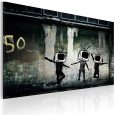 Tavla - TV heads dance (Banksy)