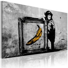 Tavla - Inspired by Banksy - black and white