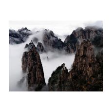 Fototapet - Hav av moln i Huangshan Mountain, Kina