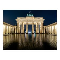 Fototapet - Brandenburger Tor på natten