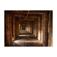 Fototapet - Wooden passage