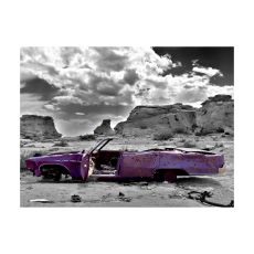Fototapet - Retro bil på Colorado Desert