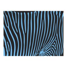 Fototapet - Zebra pattern (turkos)