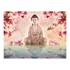 Fototapet - Buddha and magnolia