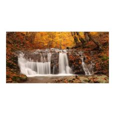 Fototapet - Autumn landscape: waterfall in forest