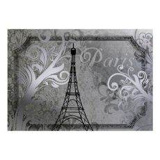 Fototapet - Vintage Paris - silver
