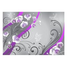 Fototapet - Purple orchids - variation