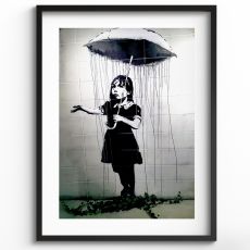 Poster - Inget regn - Banksy (Gatukonst, Street-art)