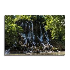 Premium Canvastavla - Magiskt vattenfall (Natur, Vattenfall)
