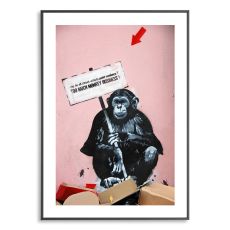 Poster - Monkey Business (Gatukonst, Street-art)