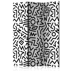 Rumsavdelare - Black and White Maze